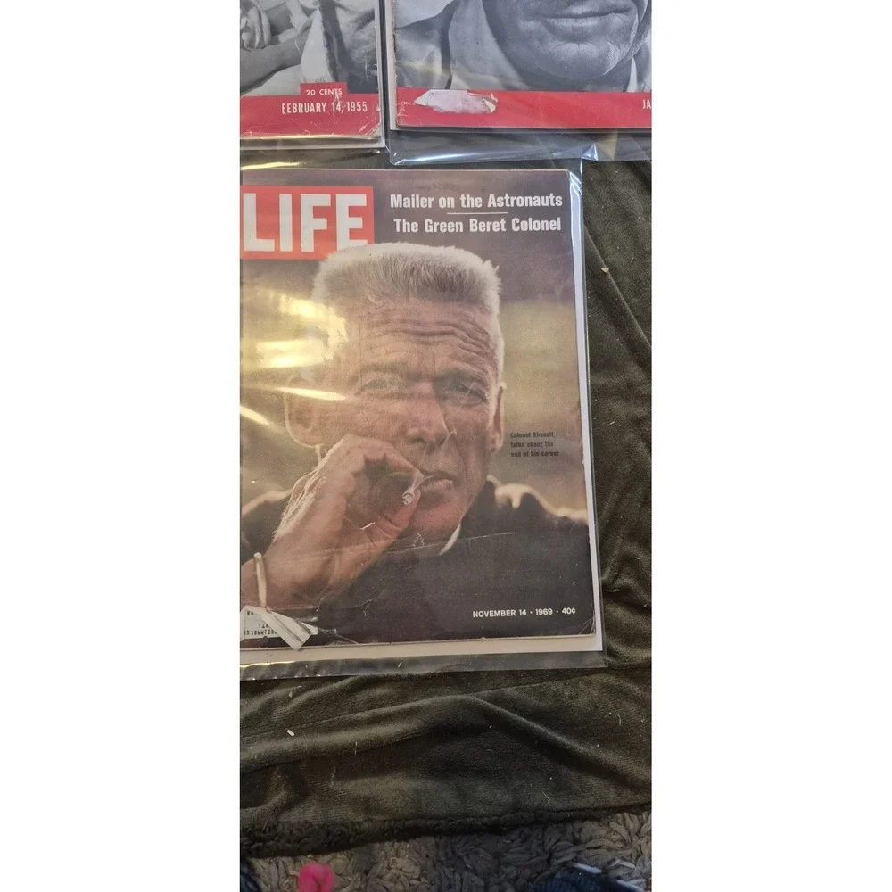 Vintage LIFE Magazine Lot of 3 Complete 1955 1969 Spencer Tracy Green Beret